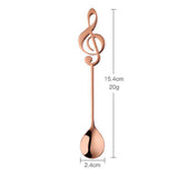 Max Stainless Steel Coffee Spoon Cocktail Stirring Spoons Multicolor PinkGold