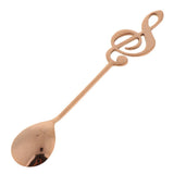 Max Stainless Steel Coffee Spoon Cocktail Stirring Spoons Multicolor PinkGold