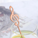 Max Stainless Steel Coffee Spoon Cocktail Stirring Spoons Multicolor PinkGold