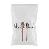 Max Long Handle Wooden Fork Spoon Chopsticks Set Type B No Kinking