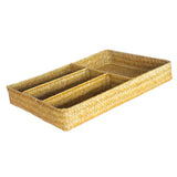Max Drawer Organizer Storage Box Dividers 4 Compartment Tray Holder yellow