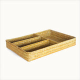 Max Drawer Organizer Storage Box Dividers 4 Compartment Tray Holder yellow