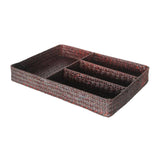 Max Drawer Organizer Storage Box Dividers 4 Compartment Tray Holder Coffee