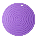 Max Silicone Pot Holders Trivets Mat Heat Resistant Trivet Pots Pans purple