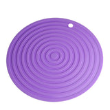 Max Silicone Pot Holders Trivets Mat Heat Resistant Trivet Pots Pans purple