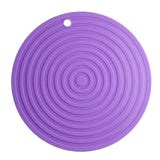 Max Silicone Pot Holders Trivets Mat Heat Resistant Trivet Pots Pans purple