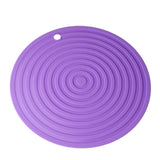 Max Silicone Pot Holders Trivets Mat Heat Resistant Trivet Pots Pans purple