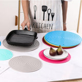 Max Silicone Pot Holders Trivets Mat Heat Resistant Trivet Pots Pans gray