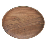 Max Kitchen Equipment Wooden Round Plate Food/Bakery/Fruit Dish Wood Gift 18cm