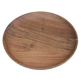 Max Kitchen Equipment Wooden Round Plate Food/Bakery/Fruit Dish Wood Gift 18cm