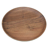 Max Kitchen Equipment Wooden Round Plate Food/Bakery/Fruit Dish Wood Gift 18cm