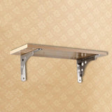 Max 2pcs DIY Shelf Support Wall Mount Angle Shelving Brackets Storage 10 inch