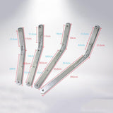 Max 2pcs DIY Shelf Support Wall Mount Angle Shelving Brackets Storage 10 inch