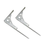 Max 2pcs DIY Shelf Support Wall Mount Angle Shelving Brackets Storage 10 inch