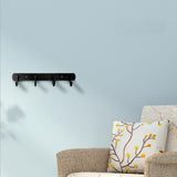 Max Stainless Steel Hooks Wall Mounted Coat Rack Organizer Hook Rail 4 Hooks