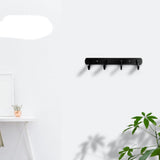 Max Stainless Steel Hooks Wall Mounted Coat Rack Organizer Hook Rail 4 Hooks