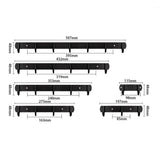 Max Stainless Steel Hooks Wall Mounted Coat Rack Organizer Hook Rail 4 Hooks
