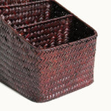 Max 3 Grids Desktop Storage Box Holder Organizer Home Office Livingroom Coffee