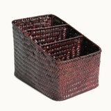 Max 3 Grids Desktop Storage Box Holder Organizer Home Office Livingroom Coffee