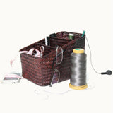 Max 3 Grids Desktop Storage Box Holder Organizer Home Office Livingroom Coffee