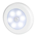 Max Auto Motion Sensor Infrared Toilet Night Light Cabinet Stair Lamp White shell positive white light