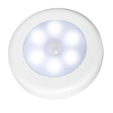 Max Auto Motion Sensor Infrared Toilet Night Light Cabinet Stair Lamp White shell positive white light