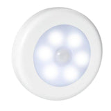 Max Auto Motion Sensor Infrared Toilet Night Light Cabinet Stair Lamp White shell positive white light