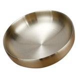 Max Stainless Steel Noodles Bowl Dinner Soup Fruit Bowl Kitchenware Gold 19cm