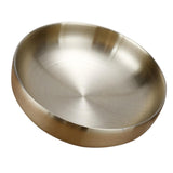 Max Stainless Steel Noodles Bowl Dinner Soup Fruit Bowl Kitchenware Gold 19cm