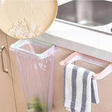 Max Trash Bag Holder Hanging Kitchen Cupboard Door Stand Garbage Rack Green