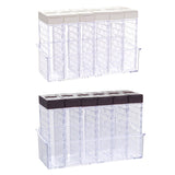 Max Multi-function Spice Jars Rack Condiment Pot Container Organizer White Lid