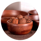 Max Wooden Fruit Salad Serving Mixing Bowl Food Container Storage Organizer M