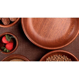 Max Wooden Fruit Salad Serving Mixing Bowl Food Container Storage Organizer M