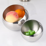 Max Stainless Steel Serving Bowl Fruit Salad Snacks Sugar Plate Ice Bucket B