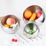 Max Stainless Steel Serving Bowl Fruit Salad Snacks Sugar Plate Ice Bucket B