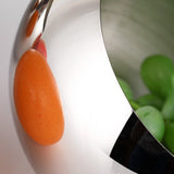 Max Stainless Steel Serving Bowl Fruit Salad Snacks Sugar Plate Ice Bucket C