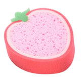 Max Cartoon Fruit Children Bath Cleaning Sponge Dishwashing Sponge Strawberry