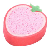 Max Cartoon Fruit Children Bath Cleaning Sponge Dishwashing Sponge Strawberry