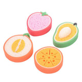 Max Cartoon Fruit Children Bath Cleaning Sponge Dishwashing Sponge Melon