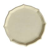 Max Colorful Wood Dried Fruit Plate Snacks Dessert Serving Tray Beige