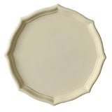 Max Colorful Wood Dried Fruit Plate Snacks Dessert Serving Tray Beige