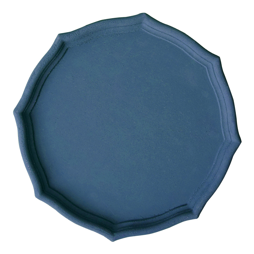 Max Colorful Wood Dried Fruit Plate Snacks Dessert Serving Tray Blue