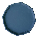 Max Colorful Wood Dried Fruit Plate Snacks Dessert Serving Tray Blue