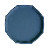Max Colorful Wood Dried Fruit Plate Snacks Dessert Serving Tray Blue