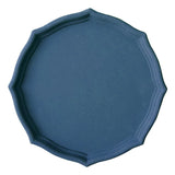 Max Colorful Wood Dried Fruit Plate Snacks Dessert Serving Tray Blue