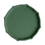 Max Colorful Wood Dried Fruit Plate Snacks Dessert Serving Tray Dark Green