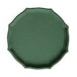 Max Colorful Wood Dried Fruit Plate Snacks Dessert Serving Tray Dark Green