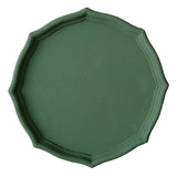 Max Colorful Wood Dried Fruit Plate Snacks Dessert Serving Tray Dark Green