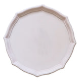 Max Colorful Wood Dried Fruit Plate Snacks Dessert Serving Tray Light PInk