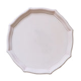 Max Colorful Wood Dried Fruit Plate Snacks Dessert Serving Tray Light PInk
